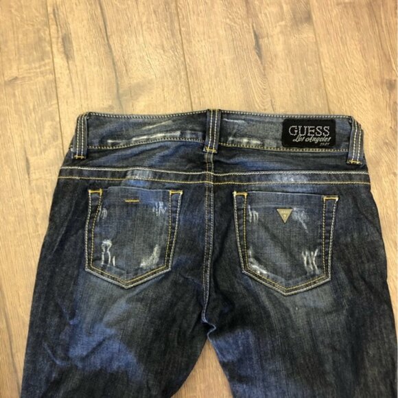 GUESS LOSE ANGELES 1981 STRETCHY DARDEVIL BOOT CUT IN SIZE 28 - Picture 5 of 7